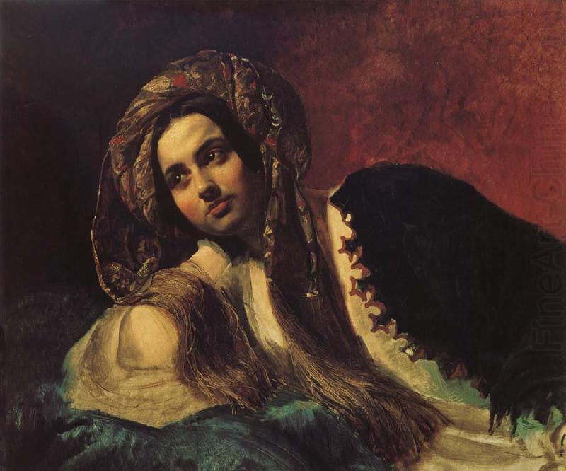 A Turkish Woman, Karl Briullov